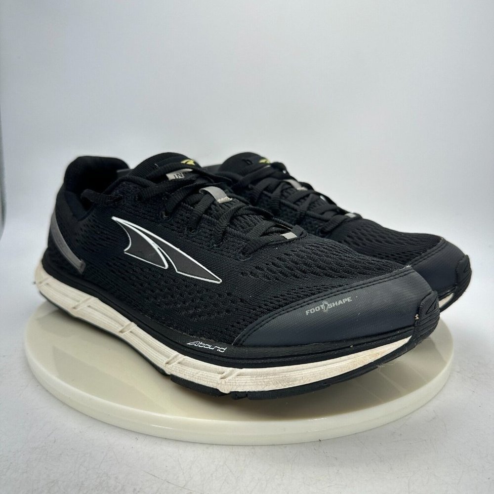 Altra Instinct 4 Men Size 10.5 AFM1735F-2 Black White Running Athletic Shoes - Picture 4 of 14
